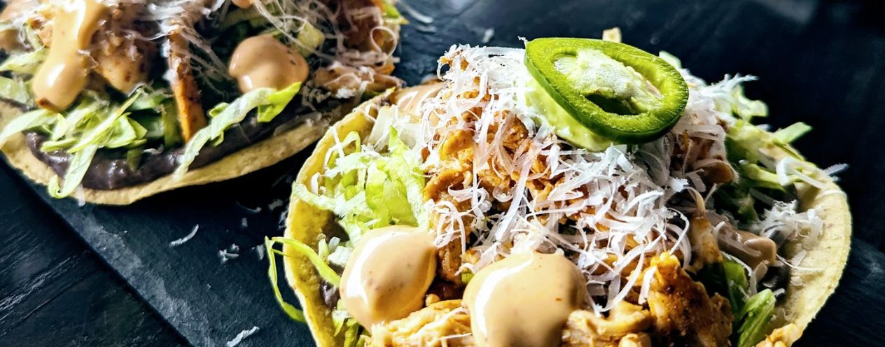 close up taco shot